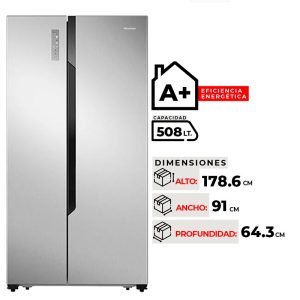 REFRIGERADOR SIDE BY SIDE HISENSE RC 67WS