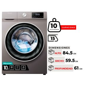 LAVADORA HISENSE WFQY1014 10KG