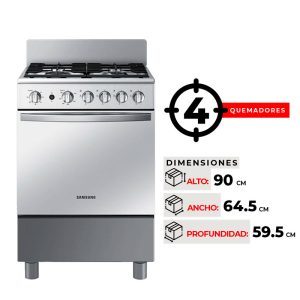 COCINA SAMSUNG NX24BG57413SZS 4 QUEMADORES