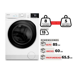 LAVADORA SECADORA FENSA PERFECT CARE 8WD 8KG POR 5KG