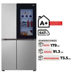 REFRIGERADOR SIDE BY SIDE LG GS66BVP 647LTS