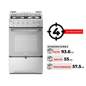 COCINA 4 QUEMADORES FENSA F 2608 T