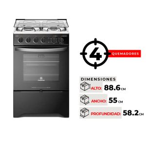COCINA 4 QUEMADORES MADEMSA M 775 BT