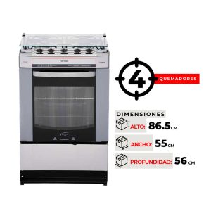 COCINA 4 QUEMADORES FENSA F 2525 T