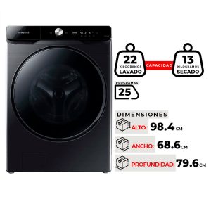 LAVADORA SECADORA SAMSUNG WD22T6500GV ZS