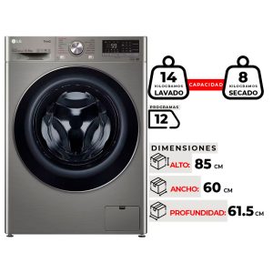 LAVADORA SECADORA LG WD14WVC4S6