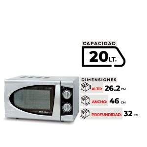 MICROONDAS SOMELA SILVER FANCY 2000