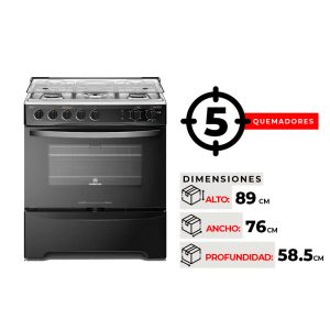 COCINA 5 QUEMADORES MADEMSA M 940 T