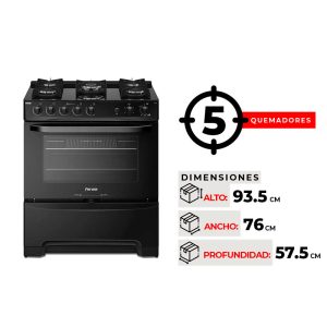 COCINA 5 QUEMADORES FENSA F 6500 T