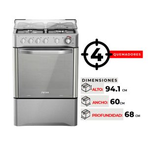 COCINA 4 QUEMADORES FENSA CR91+