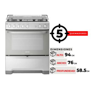 COCINA 5 QUEMADORES FENSA F 5500 T