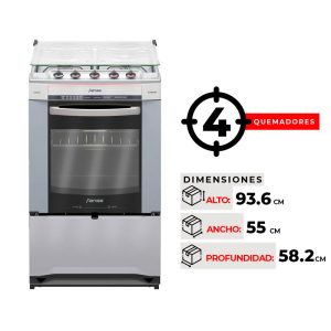COCINA 4 QUEMADORES FENSA F 2525 T