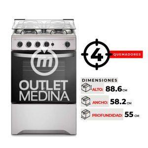 COCINA 4 QUEMADORES MADEMSA M 520 T