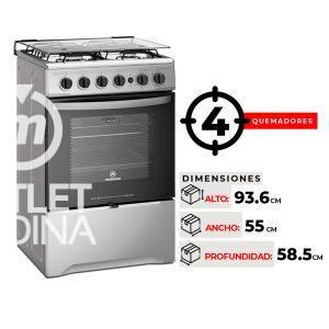 COCINA 4 QUEMADORES MADEMSA M 775 ST