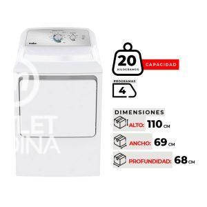 SECADORA MABE SMG26N5MNBCL1 20 KG (A GAS)