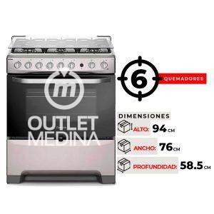 COCINA 6 QUEMADORES FENSA F 5300 T