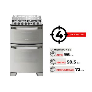 COCINA DOBLE HORNO FENSA 56DXQ