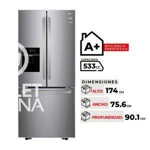 REFRIGERADOR FRENCH DOOR LG LM22SGPK 533LTS