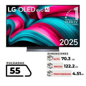 TELEVISOR LG OLED55C5ESA 55 PULGADAS