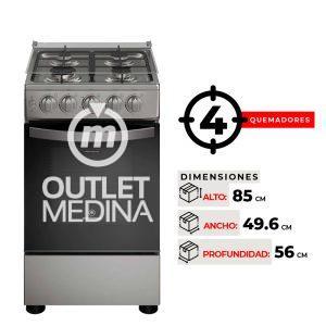 COCINA 4 QUEMADORES MADEMSA FM4ES