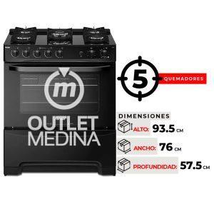 COCINA 5 QUEMADORES FENSA F 6000 T