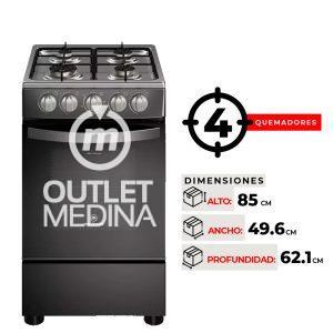 COCINA 4 QUEMADORES MADEMSA FM4IP