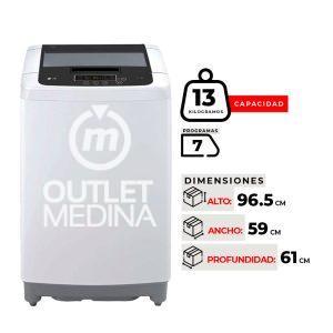 LAVADORA LG WT13WPBPK