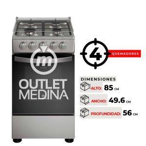 COCINA 4 QUEMADORES MADEMSA FM4LS