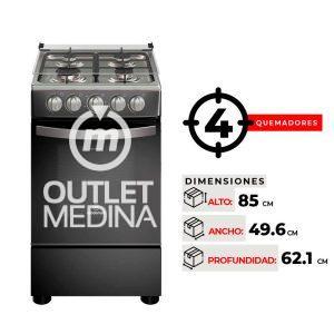 COCINA 4 QUEMADORES MADEMSA FM4LP