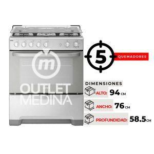 COCINA 5 QUEMADORES FENSA F 5500 T