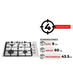 ENCIMERA 4 QUEMADORES FENSA FCE 4HF T