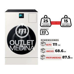 LAVADORA SECADORA SAMSUNG WD25FB8690BEZS