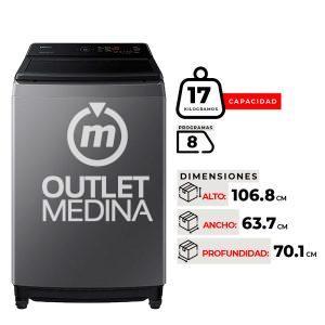 LAVADORA SAMSUNG WA17CG6441BDZS