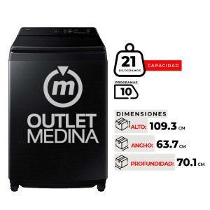 LAVADORA SAMSUNG WA80F21S8BZS