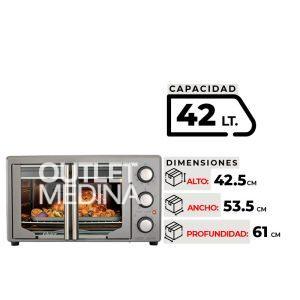 HORNO ELECTRICO FRENCH DOOR OSTER TSSTTV42FDMAFNS 42lts