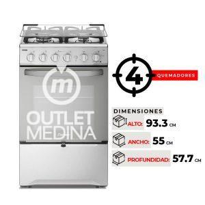 COCINA 4 QUEMADORES FENSA F 2808 T