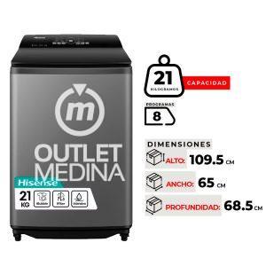 LAVADORA HISENSE WT3I2123UT 21 KG