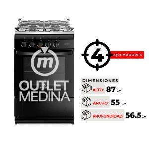 COCINA 4 QUEMADORES MADEMSA MV 210 T