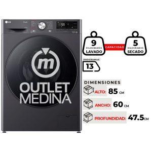 LAVADORA SECADORA LG WD9MVC4S6