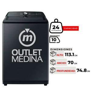 LAVADORA SAMSUNG WA24A8370GV/ZS