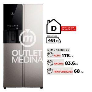 REFRIGERADOR ELECTROLUX SIDE BY SIDE ES4WS
