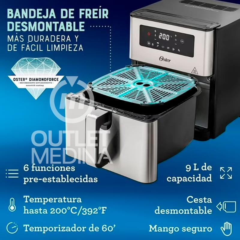 FREIDORA DE AIRE OSTER CKSTAF90D 9 LITROS