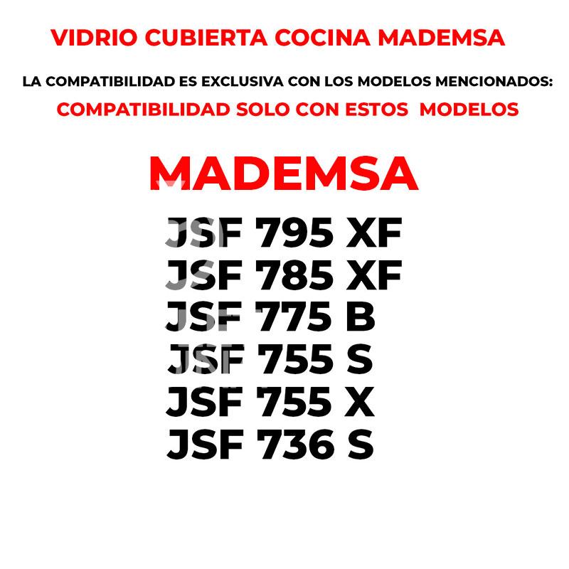 VIDRIO CUBIERTA COCINA MADEMSA JSF 795XF