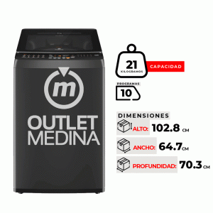 LAVADORA MADEMSA MDWMT21O 21 Kg