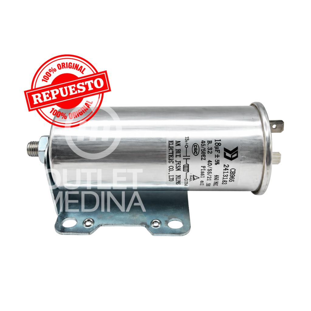CAPACITOR 18μF LAVADORA HISENSE WT3I2123UT