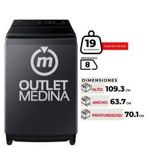 LAVADORA SAMSUNG WA40F19E7CZS 19KG