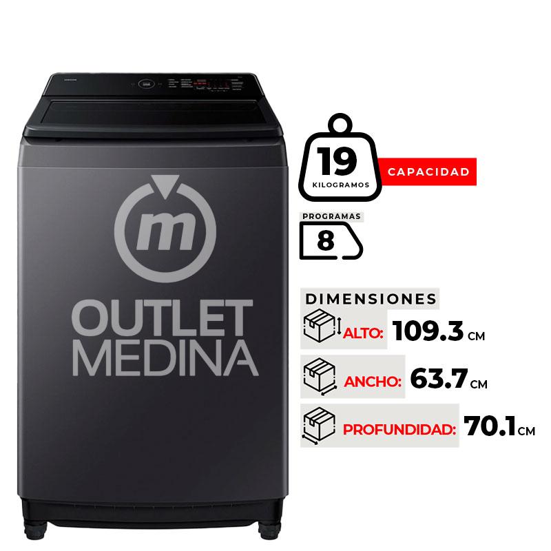LAVADORA SAMSUNG WA40F19E7CZS 19KG