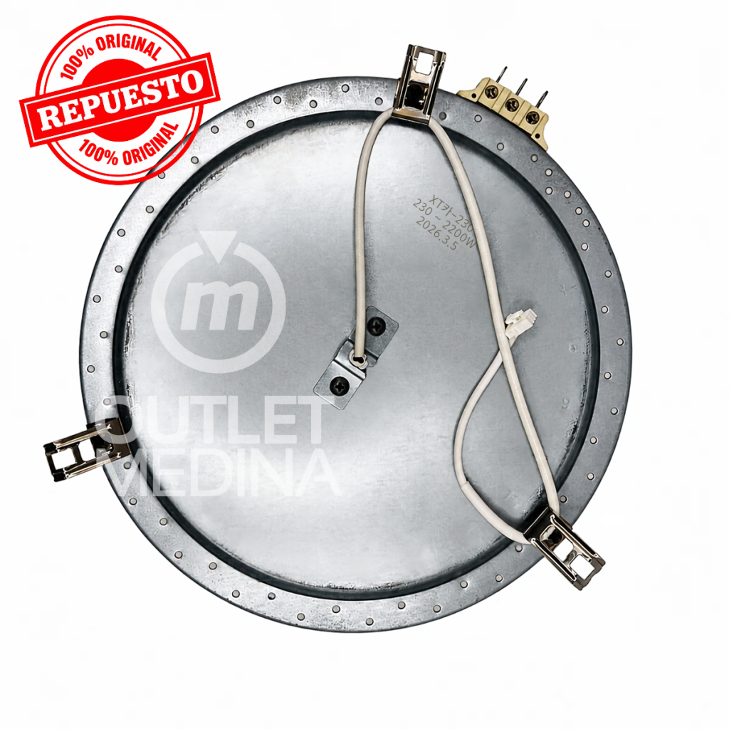 PLATO ELECTRICO 2200W ENCIMERA MADEMSA VM4TR