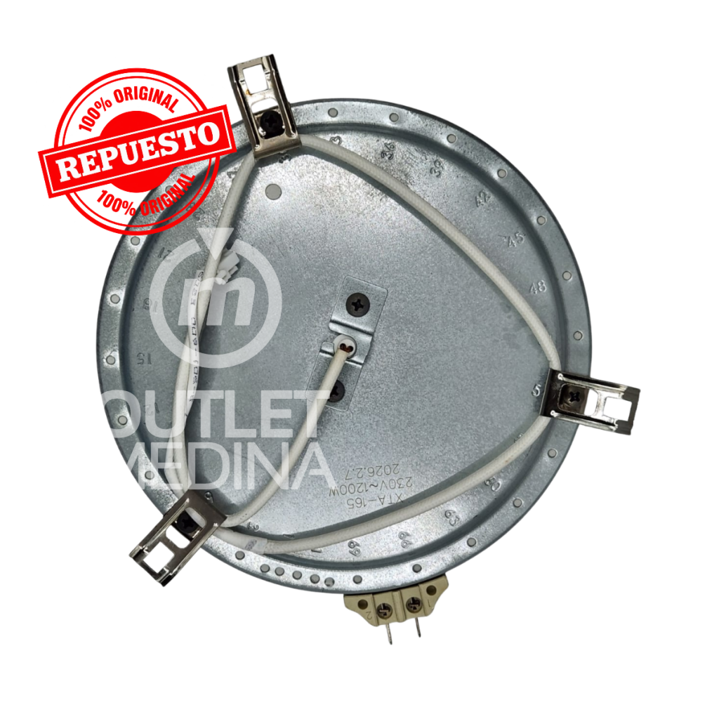 PLATO ELECTRICO 1200W ENCIMERA MADEMSA VM4TR