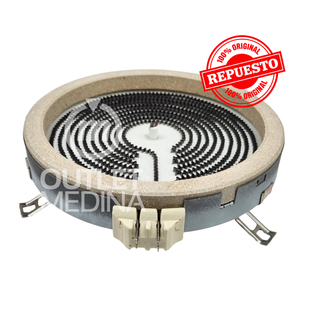 PLATO ELECTRICO 1200W ENCIMERA MADEMSA VM4TR